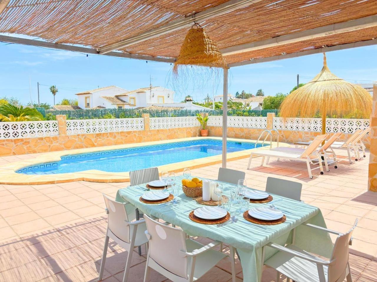 Villa Mediterranea Con Piscina Privada 자베아 외부 사진