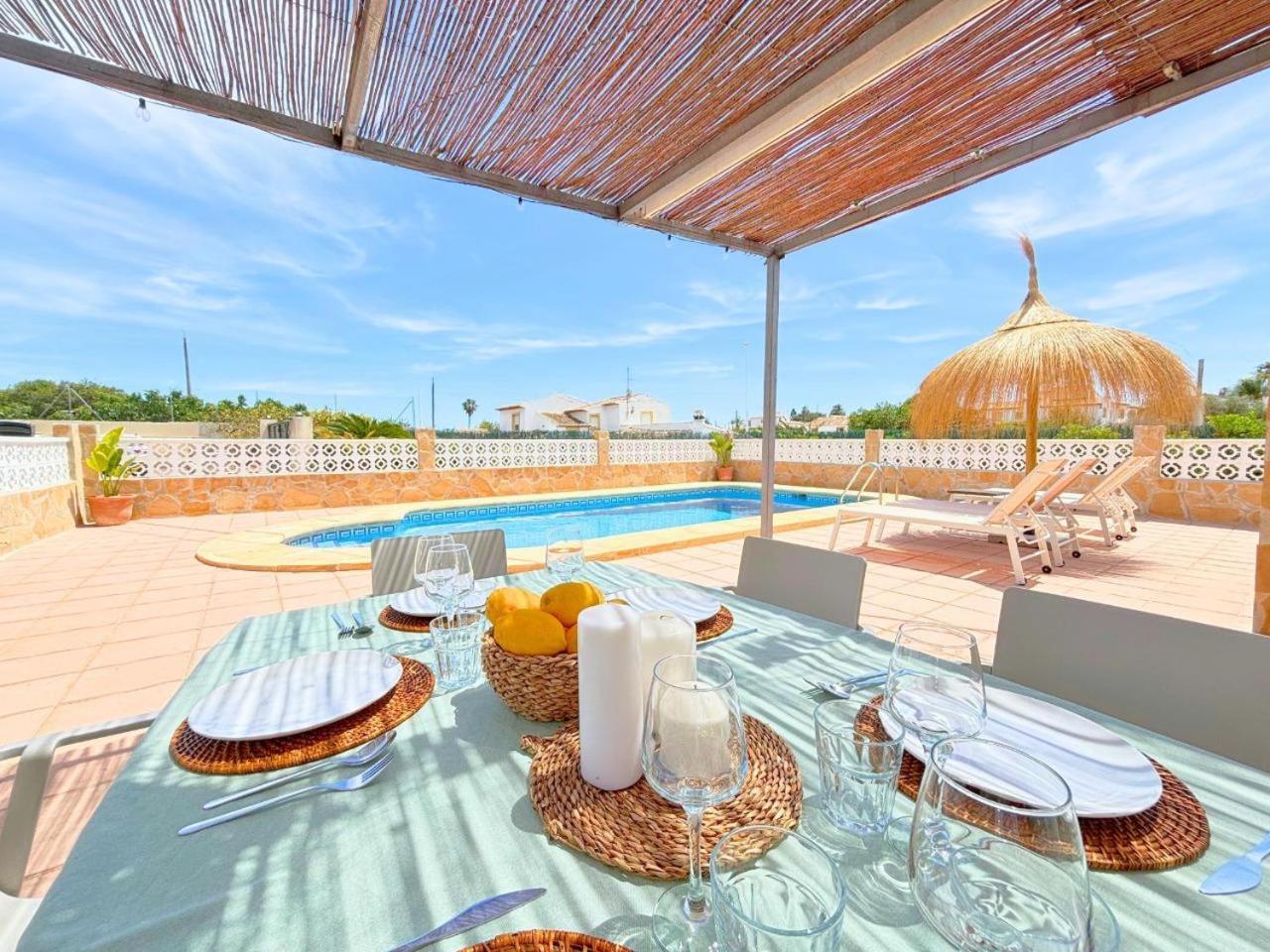 Villa Mediterranea Con Piscina Privada 자베아 외부 사진