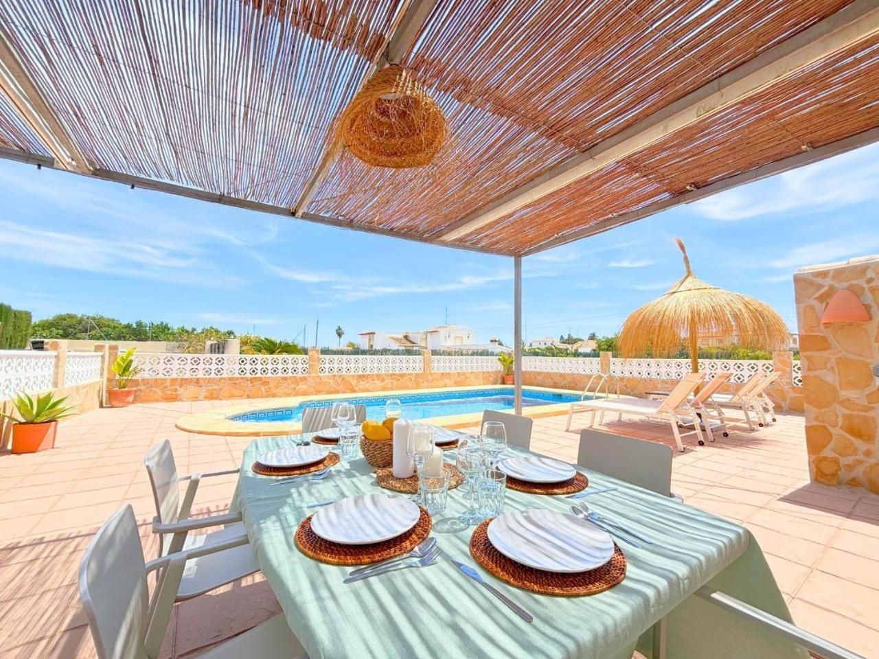 Villa Mediterranea Con Piscina Privada 자베아 외부 사진
